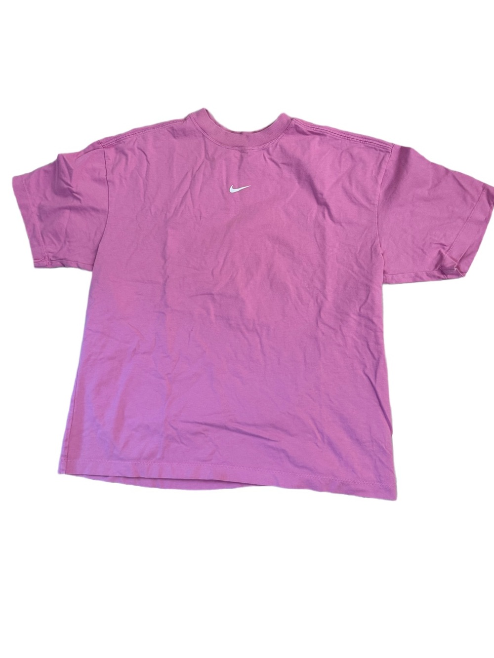 Nike Pink Short Sleeve Tee with White Swoosh